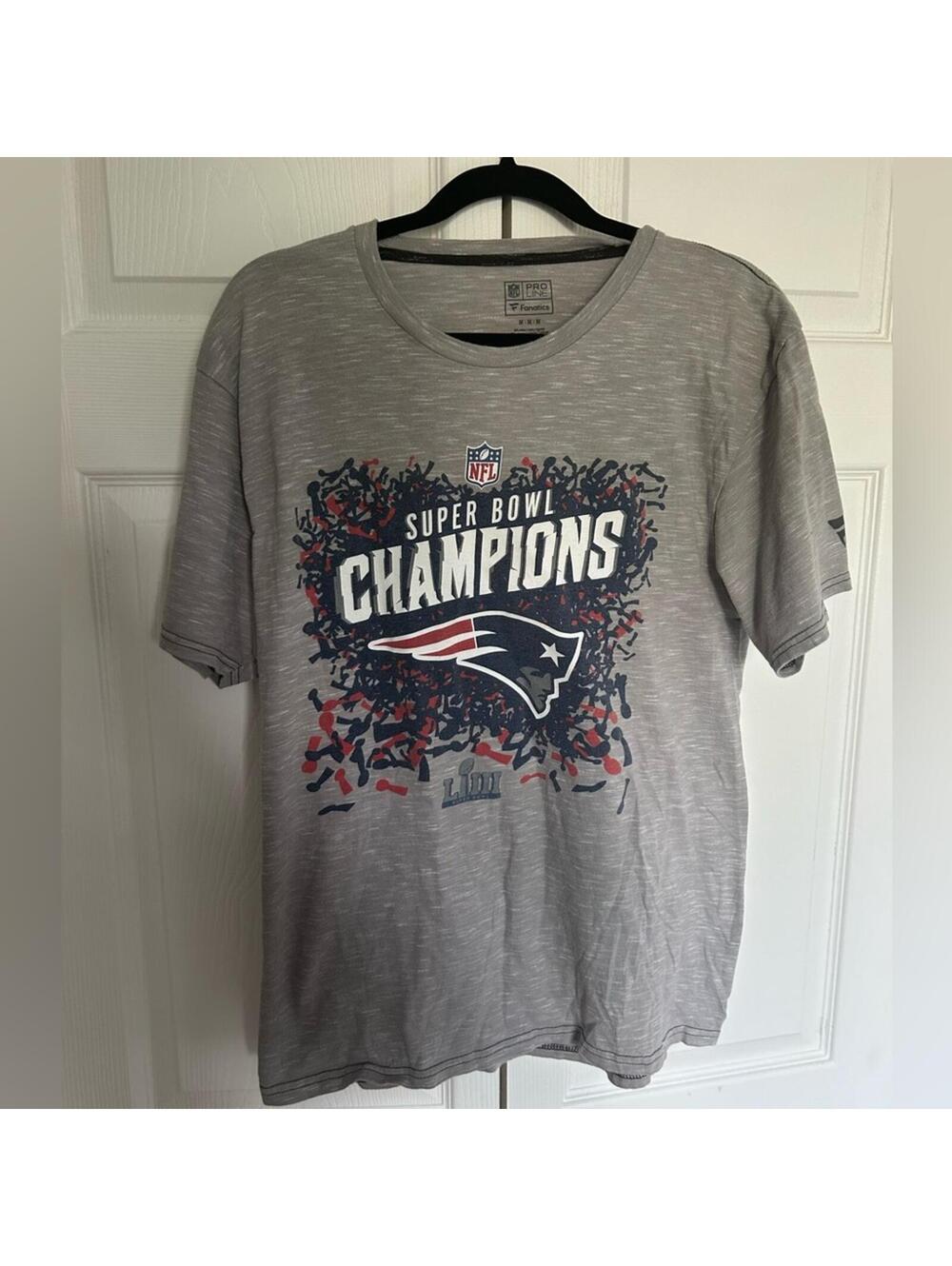 NFL New England Patriots Fanatics Super Bowl Shirt - M